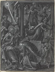 Die Anbetung der Könige [recto]