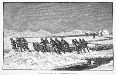 Das Zerbrechen unserer Eisscholle, 26. September 1883