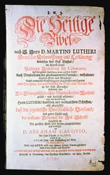 Die Heilige Bibel, Bd. I., 1681