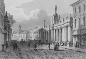 Die Königsbrücke und ein Teil des Alexanderplatzes, Berlin