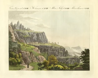 Der Montserrat in Spanien