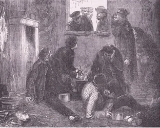 Der Kronprinz von Preußen auf Rundgang, Cassells Geschichte des Krieges zwischen Frankreich und Deutschland, veröffentlicht von Cassell and Company Limited, ca. 1890