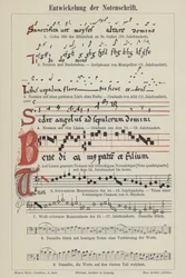 Die Entwicklung der Musiknotation