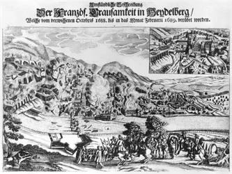Die Einnahme und Zerstörung von Heidelberg durch die Franzosen im Februar 1689