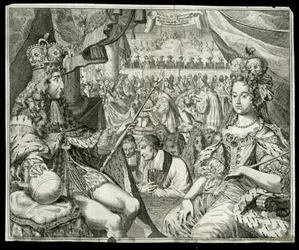 Wilhelm III. (1650-1702) und Maria II. (1662-94) König und Königin von Großbritannien und Irland ab 1689, ca. 1689