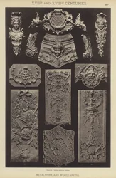 17. und 18. Jahrhundert, Metallarbeiten und Holzschnitzereien