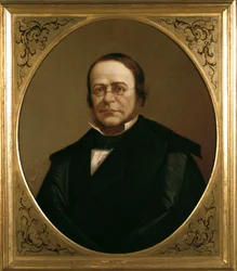 Porträt des italienischen Politikers Camillo Benso, Graf von Cavour