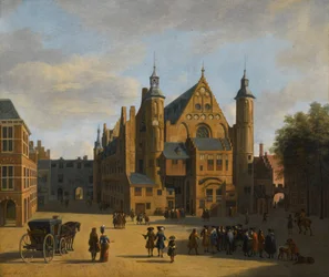 Ansicht des Binnenhofs in Den Haag