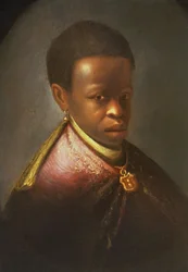 Porträt eines schwarzen Höflings