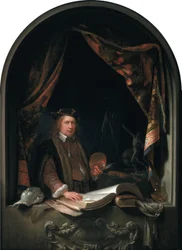 Selbstporträt von Gerard Dou (1613-1675)