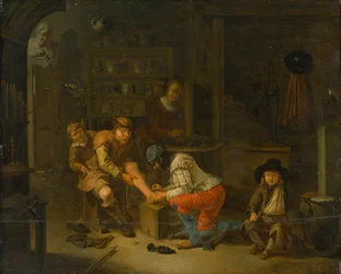 In der Apotheke, 1656