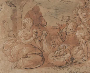 Die Anbetung der Hirten, 1599