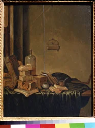 Stillleben mit Büchern