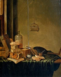 Stillleben mit Büchern