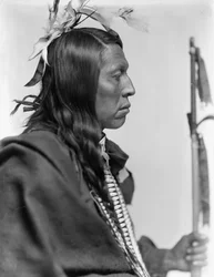 Sioux-Häuptling Flying Hawk, ca. 1900