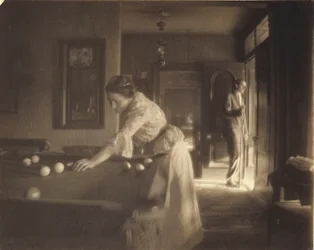 Das Billardspiel, ca. 1907