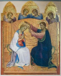 Krönung der Jungfrau mit Engeln, ca. 1404