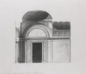 Kabinettdesign für den Herzog von Serracapriola in Petersburg
