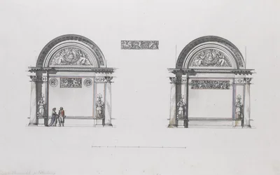 Entwurf für den Sheremetev-Palast, Ostankino, ca. 1796