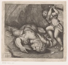 David enthauptet Goliath