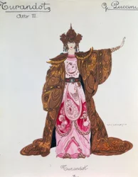 Figurine der Turandot im 3. Akt