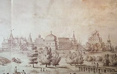 Der Palast in Kolomenskoye