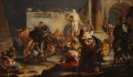 Die Entführung der Sabinerinnen, 1718-1719
