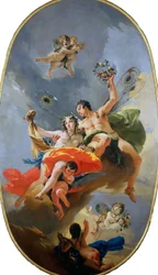Der Triumph von Zephyr und Flora