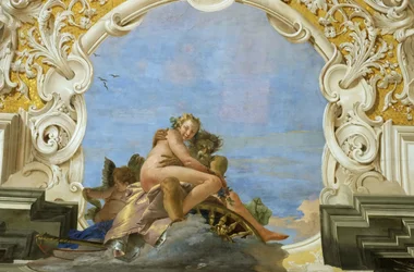 Die Zeit entführt die Schönheit Pluto entführt Persephone