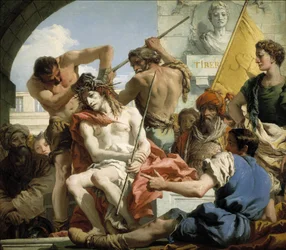 Die Krönung mit Dornen - Christus mit Dornen gekrönt - Tiepolo, Giandomenico (1727-1804) - 1772
