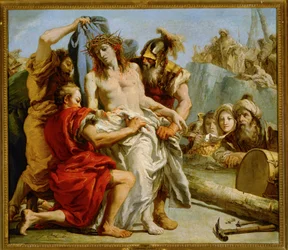 Die Passion Christi: Das Herunterreißen des Gewandes
