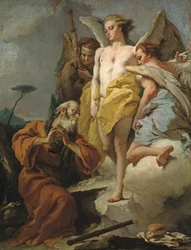 Abraham und die drei Engel, ca. 1770