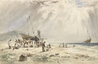 Fischmarkt am Strand