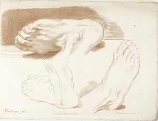 Studie von drei Füßen