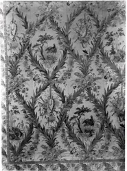 Seidentapete aus dem Schlafzimmer der Kaiserin, 1787