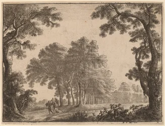 Landschaft mit Tobias und dem Engel