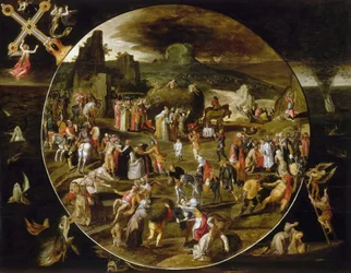 Der Heuwagen, Allegorie der Eitelkeit der Welt