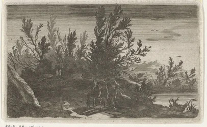 Landschaft bei Nacht (Sechs Landschaften)