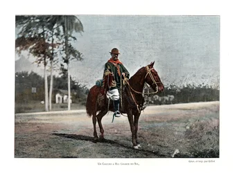 Viehhirte, Rio Grande do Sul, Brasilien, 19. Jahrhundert
