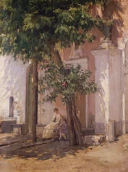 Villa Garzoni, von Gioacchino Toma (1836-1893)