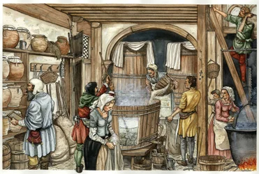 Mittelalter: Brauerei
