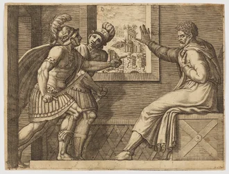 Caius Marius im Gefängnis