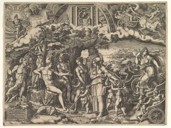 Das Urteil des Paris, 1555