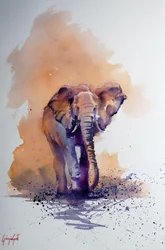 Majestätischer afrikanischer Elefant
