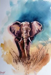 Wilder Afrikanischer Elefant
