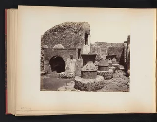Ruine einer Bäckerei in Pompeji