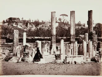 Der Tempel des Serapis in Pozzuoli, Neapel