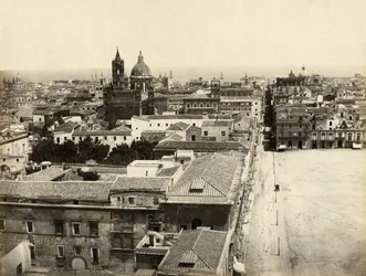 Ansicht von Palermo von Porta Nuova, Sizilien, Italien, Foto von Giorgio Sommer