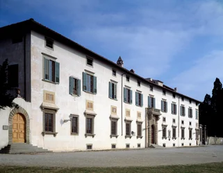 Fassade der Villa Medicea von Castello, um 1538