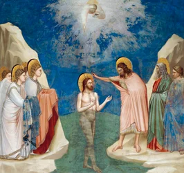 Taufe Christi, Detail aus dem Leben und der Passion Christi